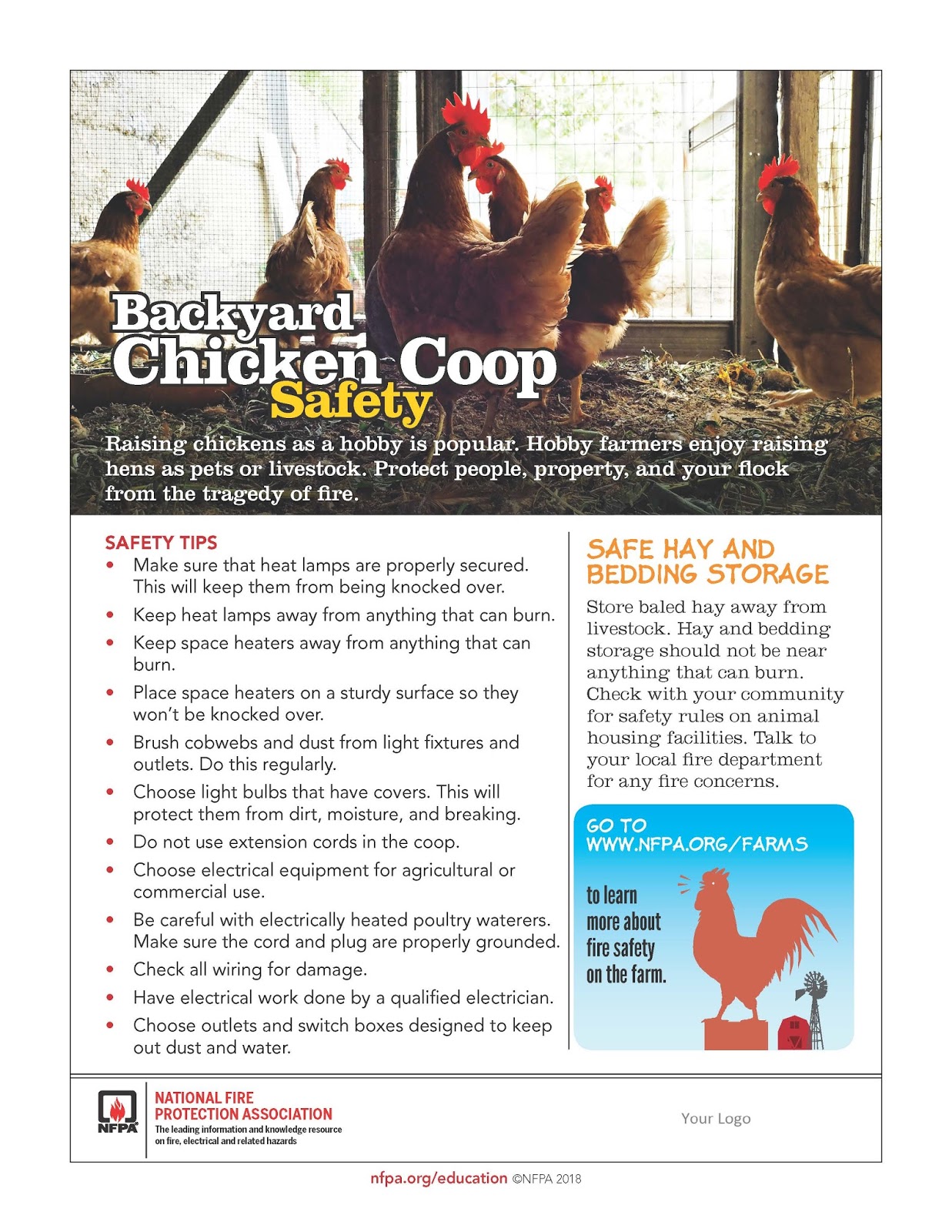 Village of Bellevue NFPA Chicken Coop Safety