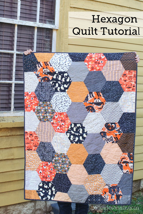 HEXAGON SWAP Hexagon Quilt Using Large Hexies Tutorial by