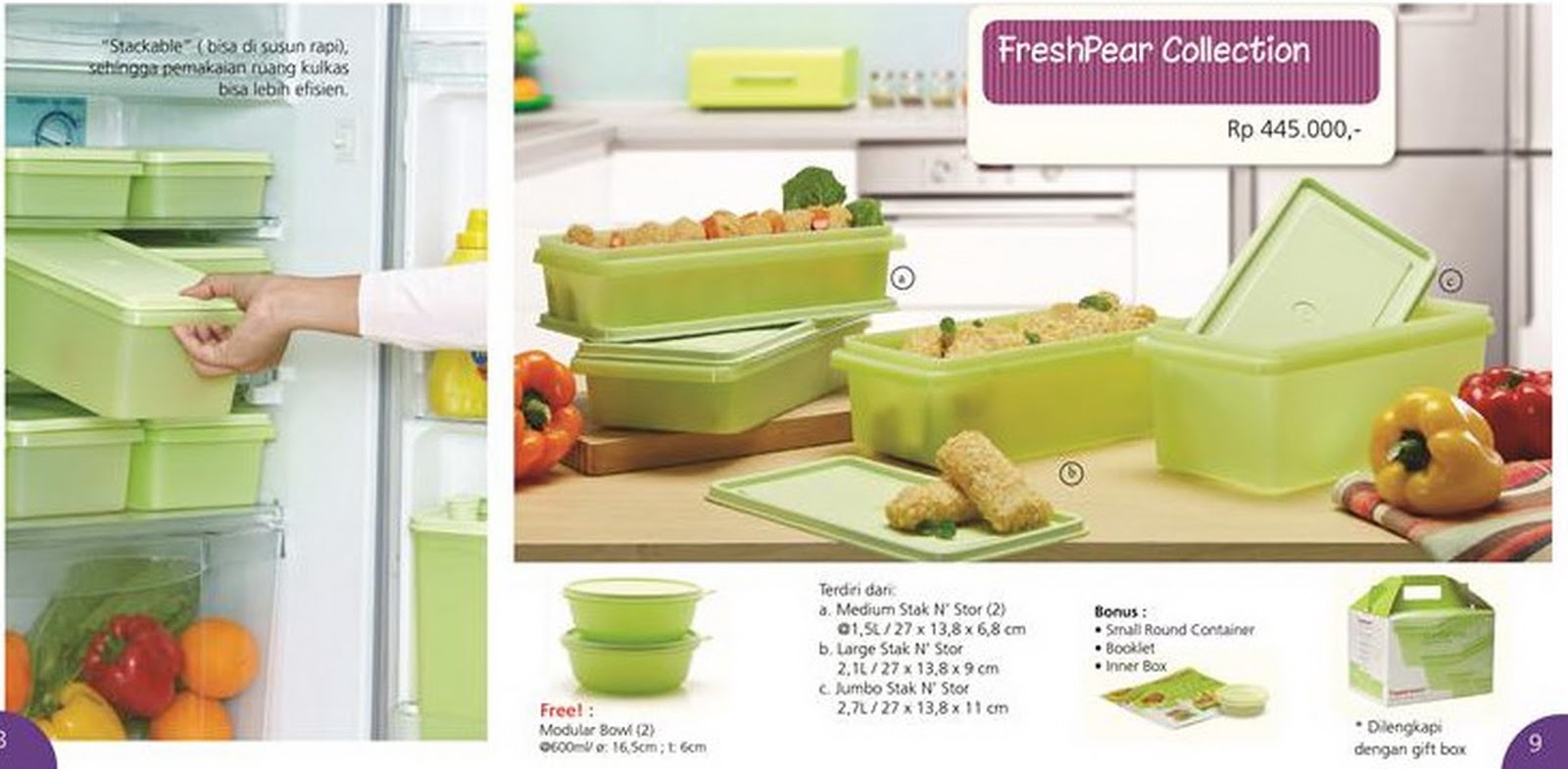Tupperware Promo FreshPear Collection AGEN TUPPERWARE INDONESIA