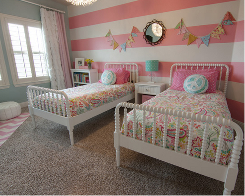 decoração de quarto de menina