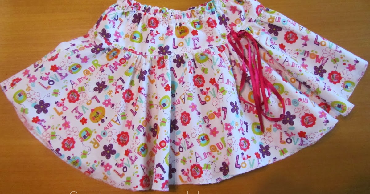 Sentarse a Coser: Tutorial falda de niña capa y con canesú. de hacer