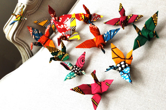 SisterBatik: Origami Peace Cranes