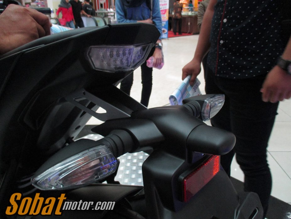 First impression Yamaha Xabre 150 dalam acara Soft Launching Newcomers Motorbike di Plaza Medan Fair . .