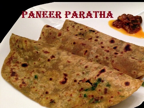 Paneer Paratha Recipe In Hindi