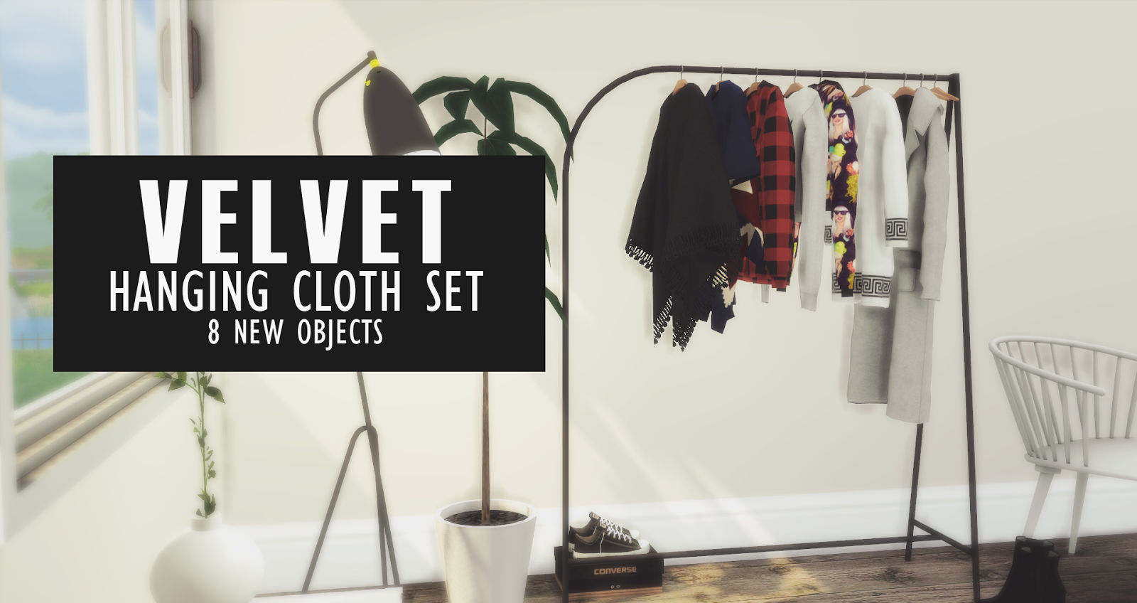 Sims 4 CC's The Best Velvet Hanging Cloths *NEW SET* by pysznydesign