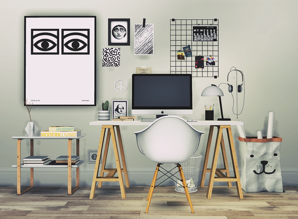 Sims 4 CC Office Sets