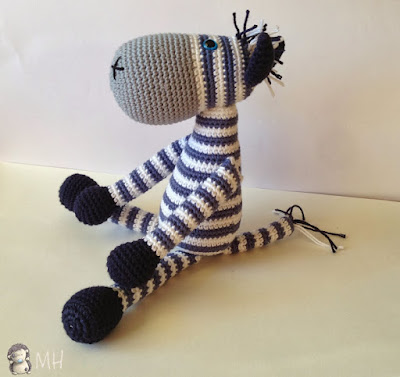 Cebra amigurumi