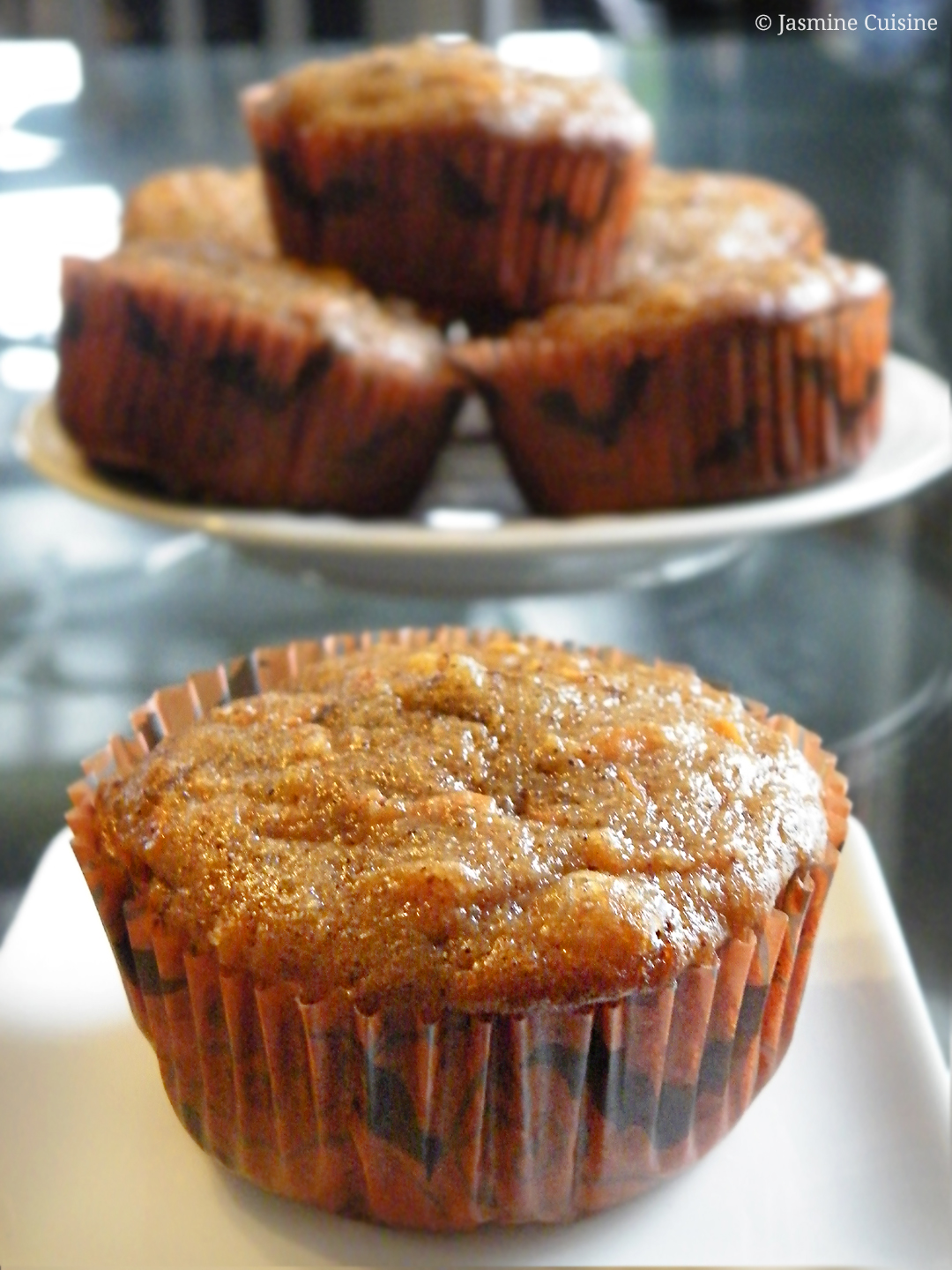 Muffins gâteau aux carottes Jasmine Cuisine