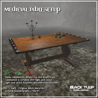 Medieval Table Setup