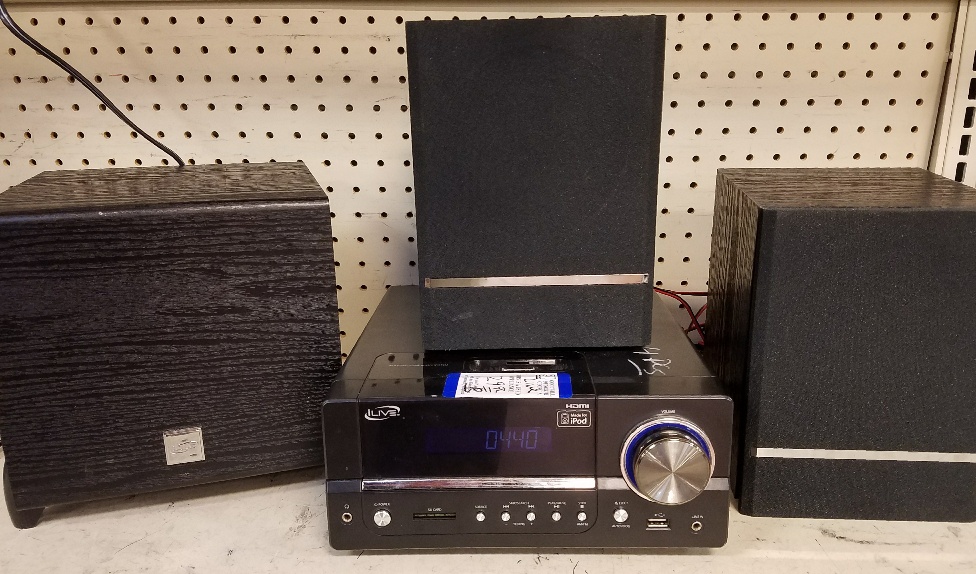 Dirt Cheap Audio Blog Thrift Store Find Ilive Mini Bookshelf Stereo