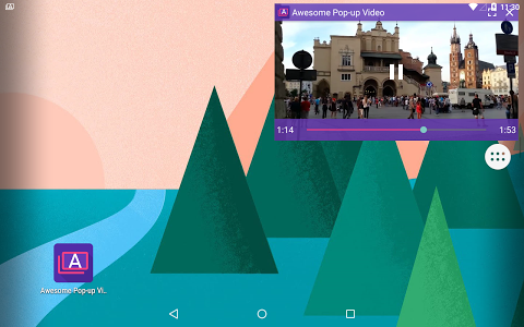 طريقة مشاهدة اليوتيوب في خلفية الجهاز Awesome Pop-up Video