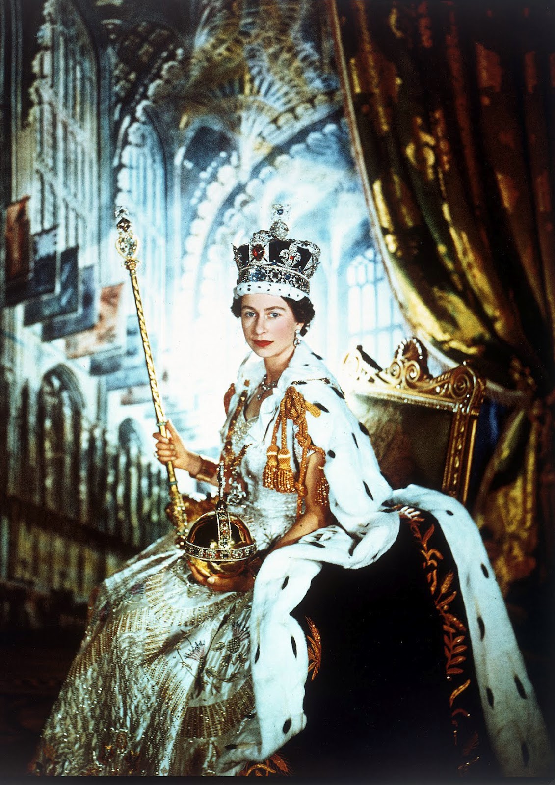 1911 Queen Mary coronation portrait by Sir William
