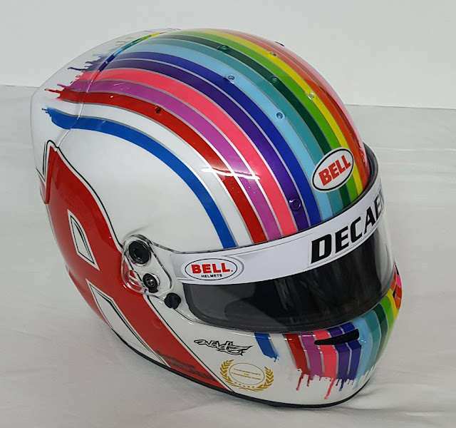 Racing Helmets Garage Bell RS7K A.Decaen 2018 by Wadz aéro designs