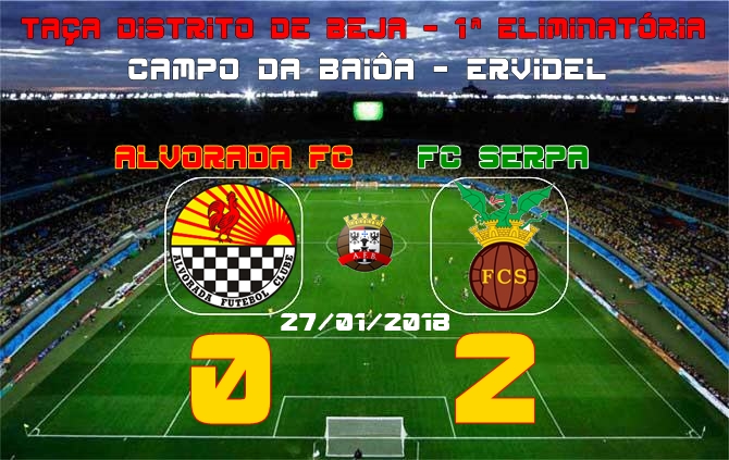|Taça Distrito de Beja| FC Serpa conquista passagem em Ervidel!