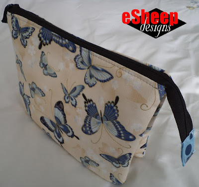 5 Pocket Zippered Pouch crafted by eSheep Designs