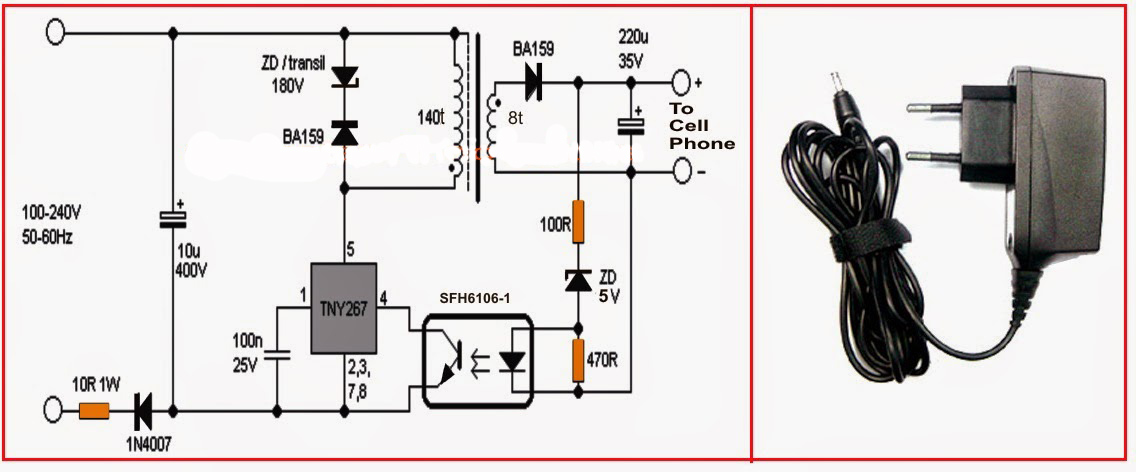 Electrical and Electronics Engineering: Simple Cell Phone Charger Circuit