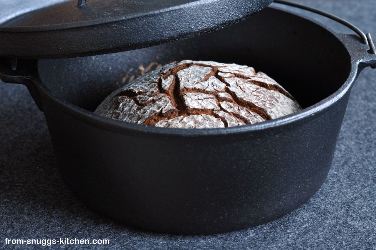 Brot Backen Im Gusseisentopf Fahrradhelmeked