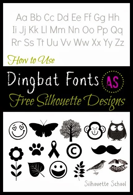 Dingbat font, Silhouette, free, designs