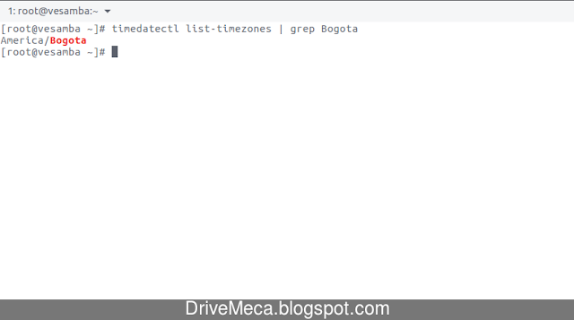 Filtrando zona horaria en Linux Centos Filtrando zona horaria en Linux Centos