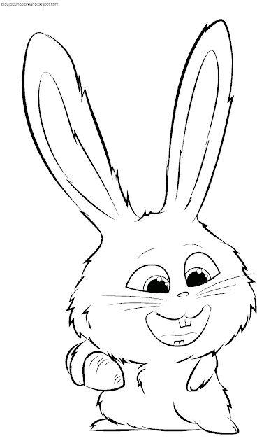 Dibujos Sin Colorear: Dibujos de personajes de Mascotas para #Colorear