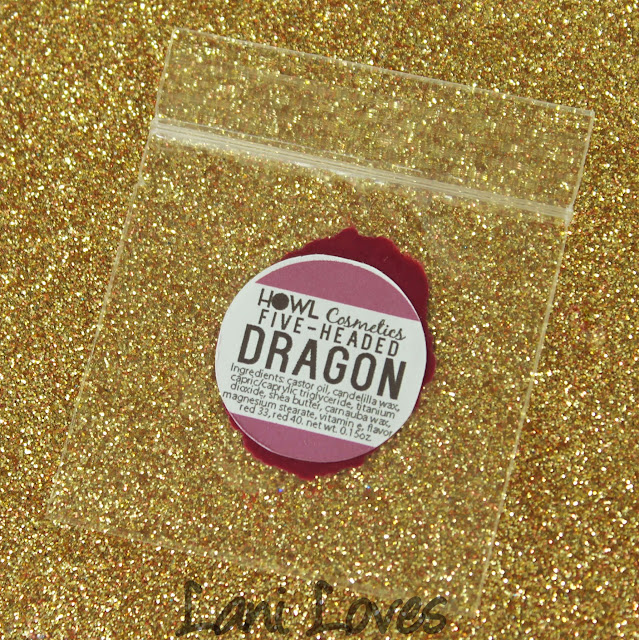 Howl Cosmetics Five-Headed Dragon Lipstick Swatches & Review