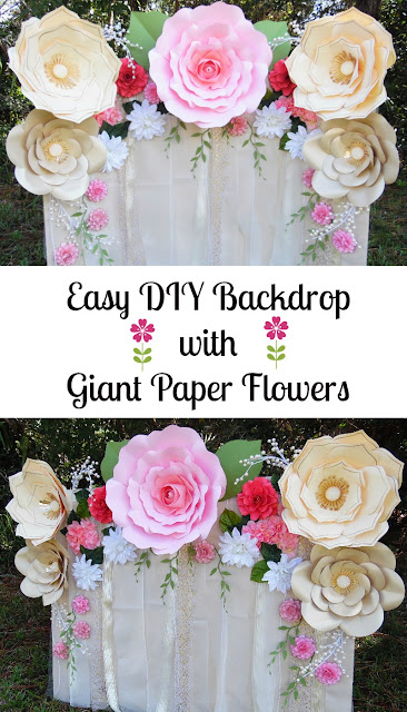 easy paper flower backdrop assembly abbi kirsten collections how to make a paper flower backdrop