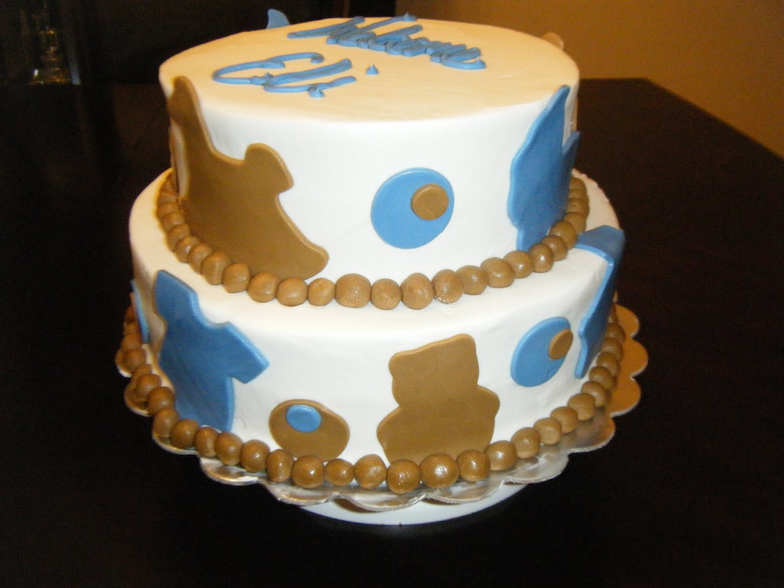 Jessica's Cakealicious Cakes Baby Boy Cake