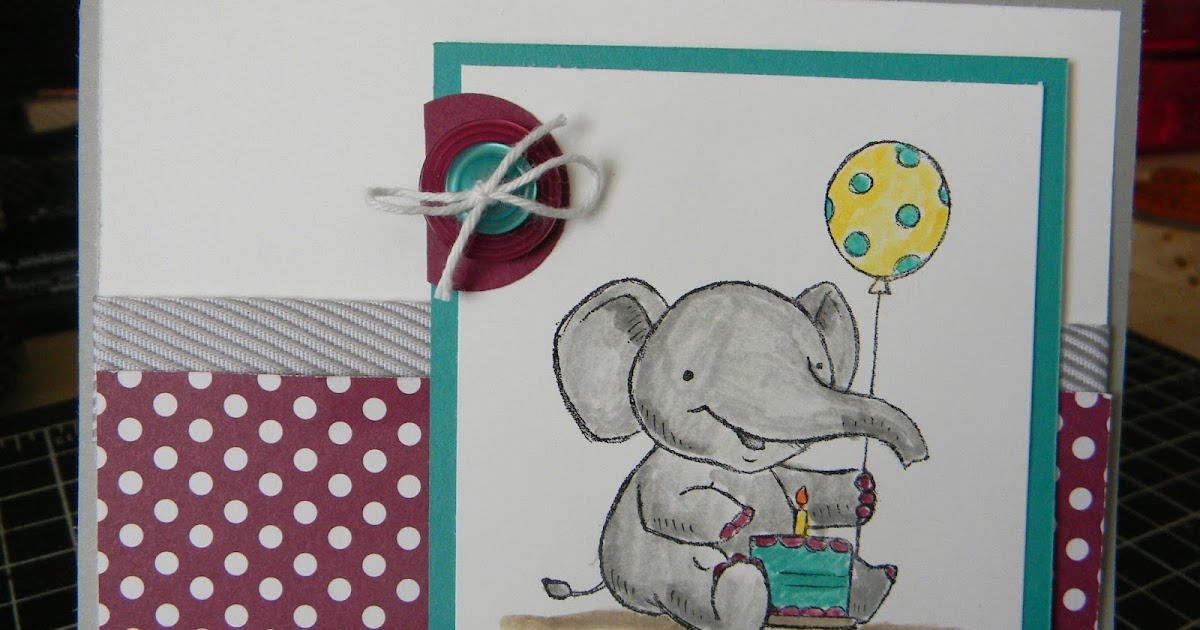 Ruth's Stamping Corner: Baby Elephant