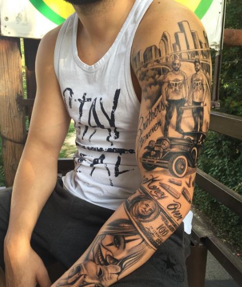 50+ Cool Gangster Tattoos For Females (2019) | Tattoo Ideas - Part 4