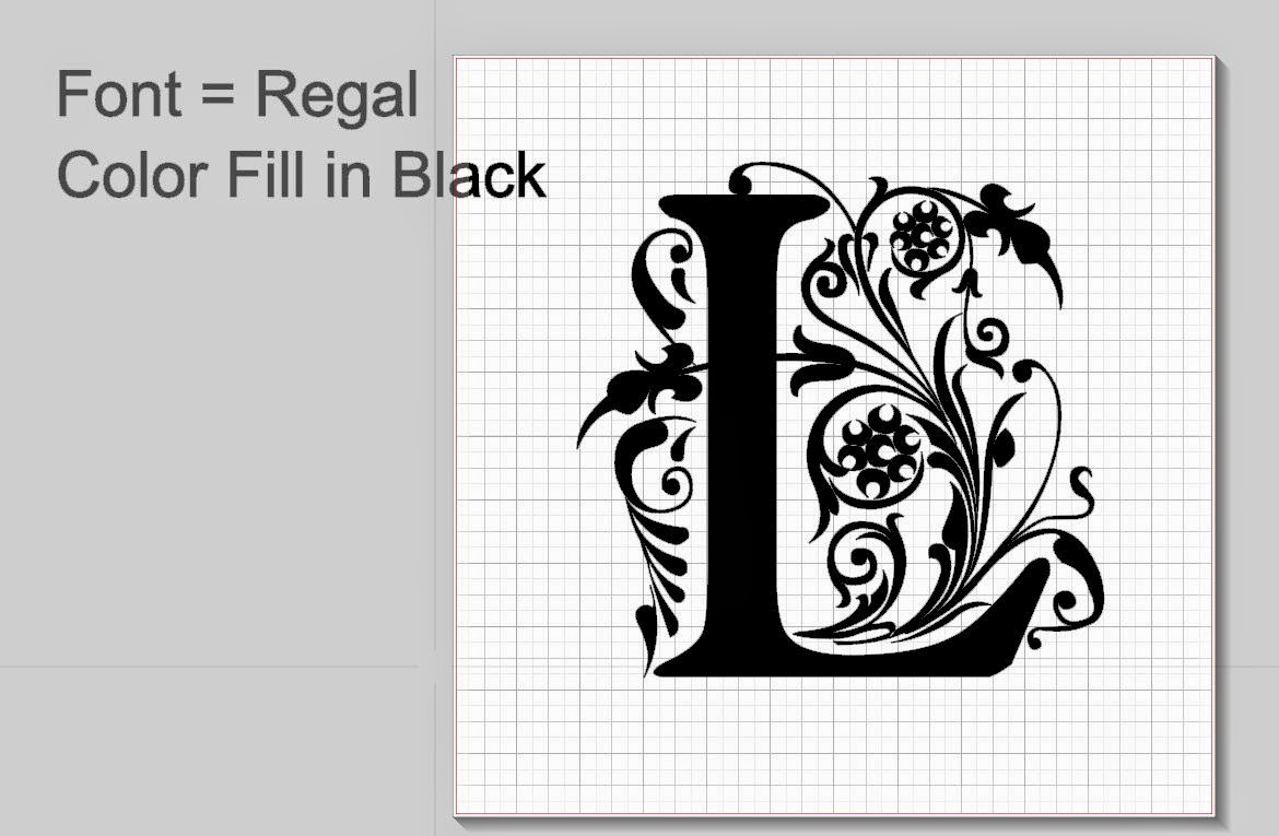 ~ Marilyn's Crafts ~: Creating a Split Letter in Silhouette