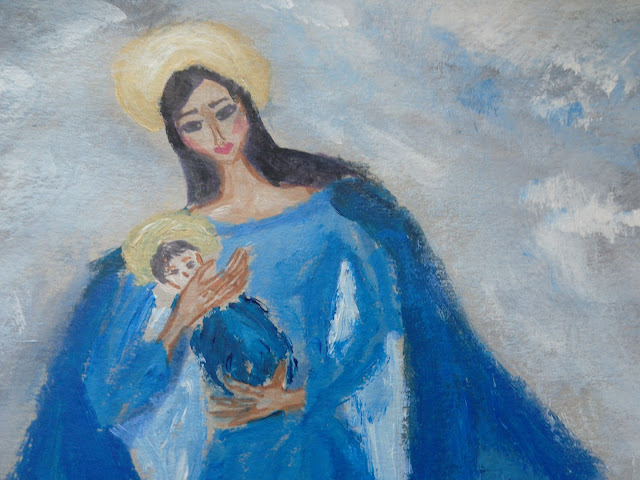 #modaodaradosti My art lately- classical themes (Madonna with the baby Jesus 1 and 2)
