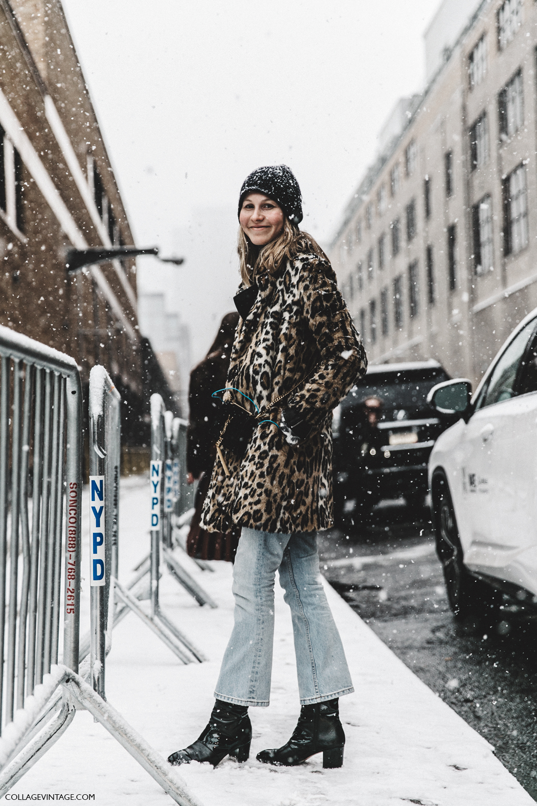 Step Up Your Snow Day Style With a Leopard-Print Coat