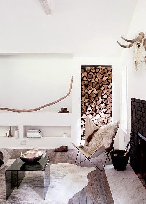 Ideas para almacenar la madera: Leñeros. - c@sas de película