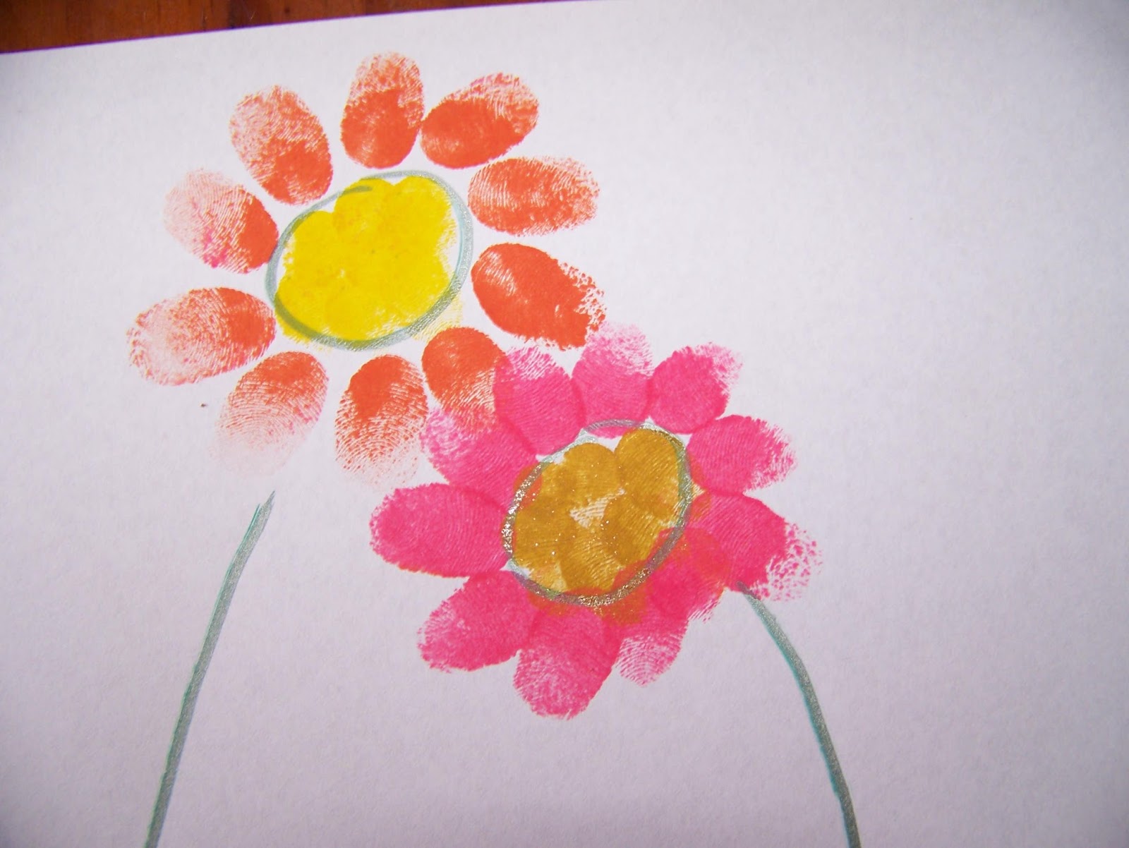 A Pretty Talent Blog: School Holiday Project: Fingerprint Painting
