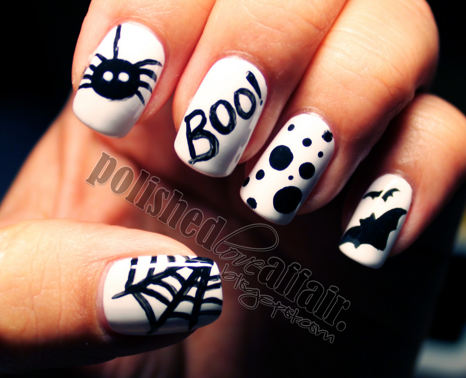 Halloween Nail Designs for Short Nails - wide 1