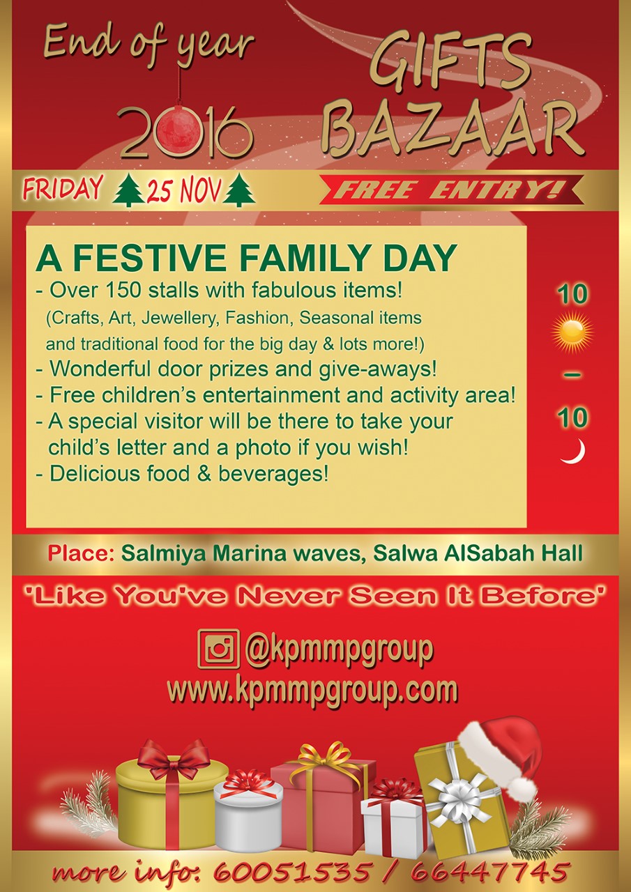 Ladies who do lunch in Kuwait The Mother of all Christmas Bazaars in