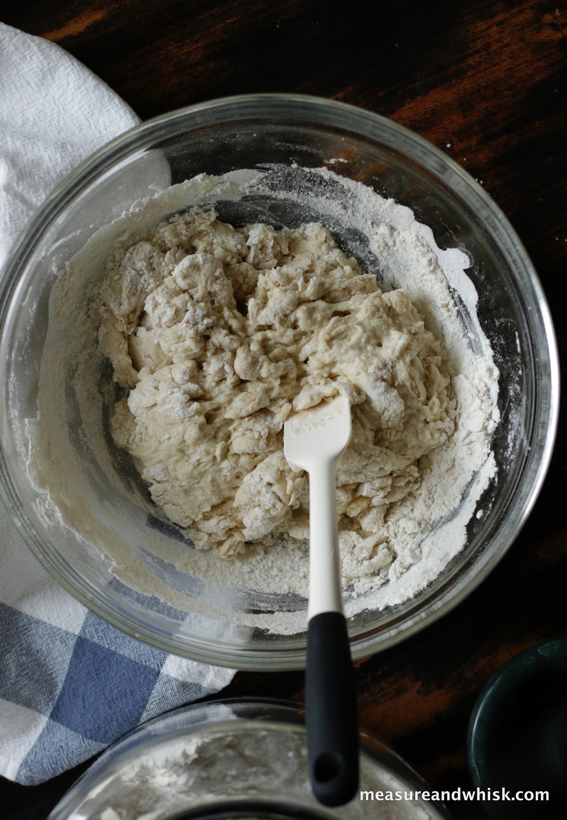 The Learning Curve Finishing a Loaf of French Bread Measure & Whisk