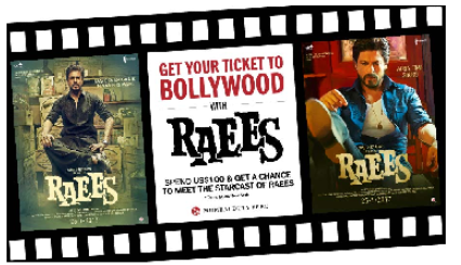 Shah Rukh Khan meets Raees at the Mumbai Duty Free Store
