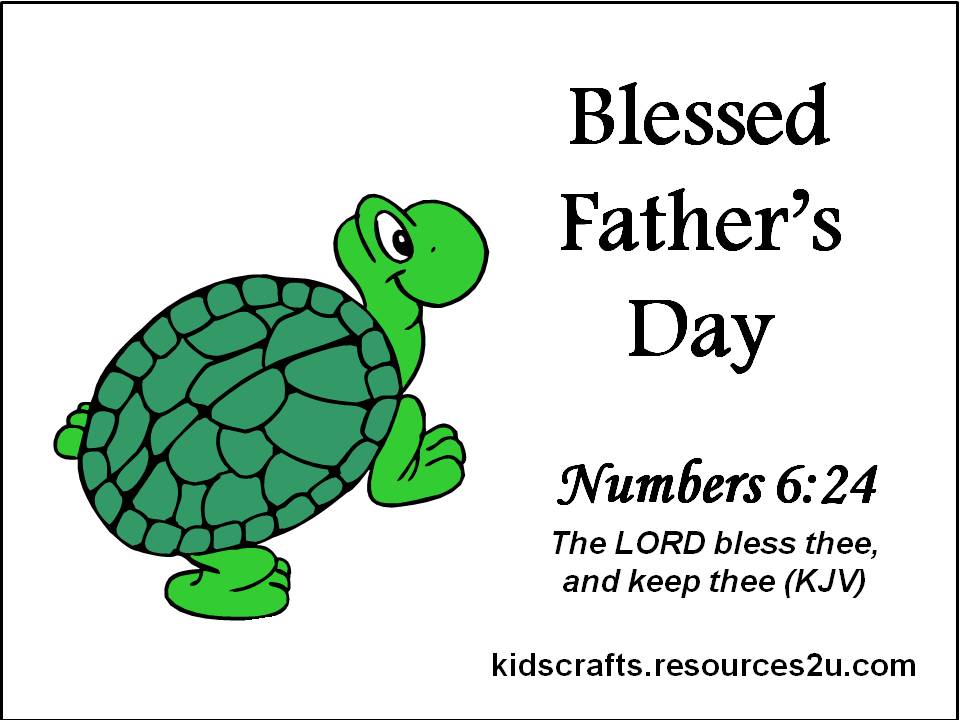 Believers Encouragements Printable Christian Fathers Day Cards From Child
