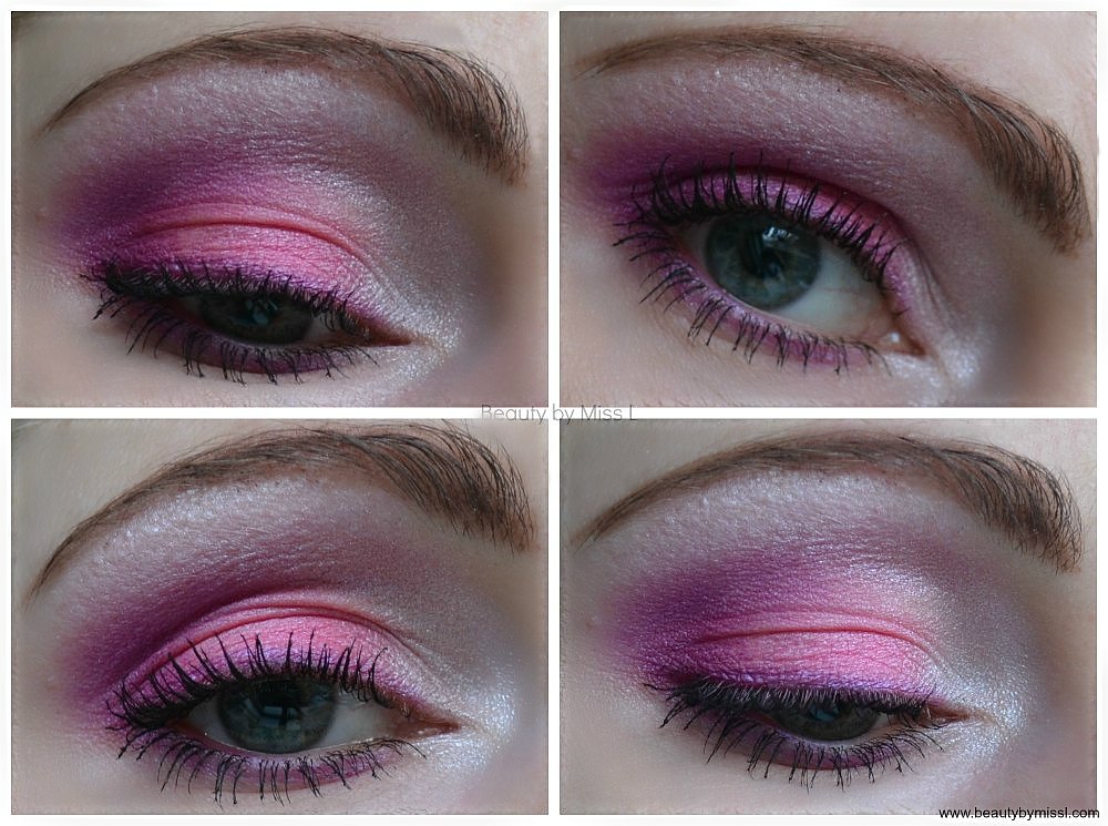 pink & purple smokey eye makeup