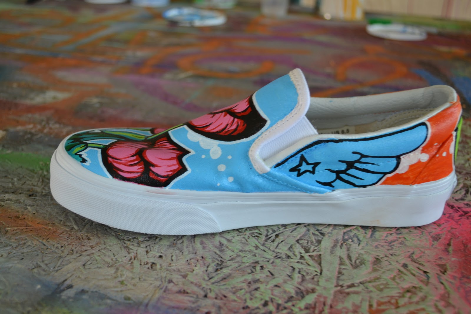 custom van slip ons