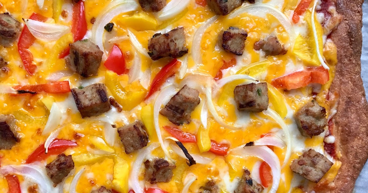 Gourmet Girl Cooks Southwestern Cheddar Crust Pizza (Cheese Head Style