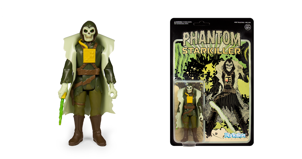 Super7 Killer Bootlegs Phantom Starkiller Grey Ghoul Reaction Figure SDCC 2019
