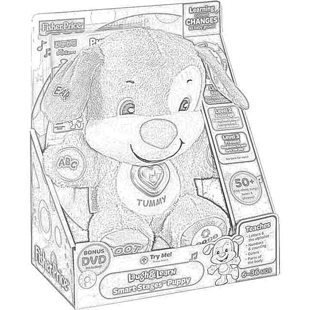 Coloring Pages FisherPrice Laugh & Learn Smart Stages Pups Coloring Pages