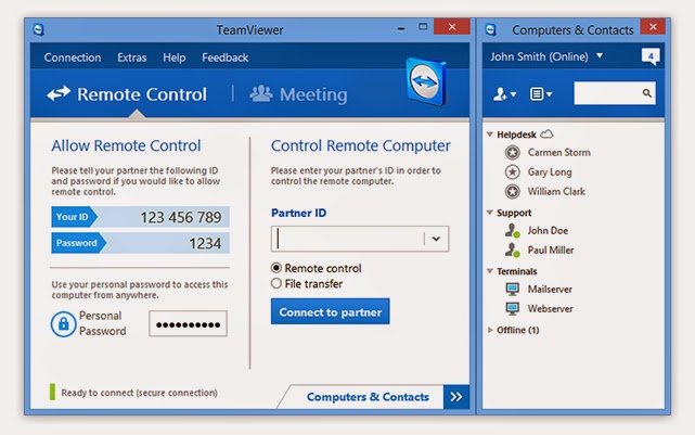 download teamviewer 9 for windows 7 free