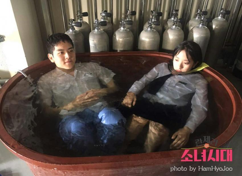 보나(우주소녀)드라마 육해공 촬영.jpgif | 인스티즈