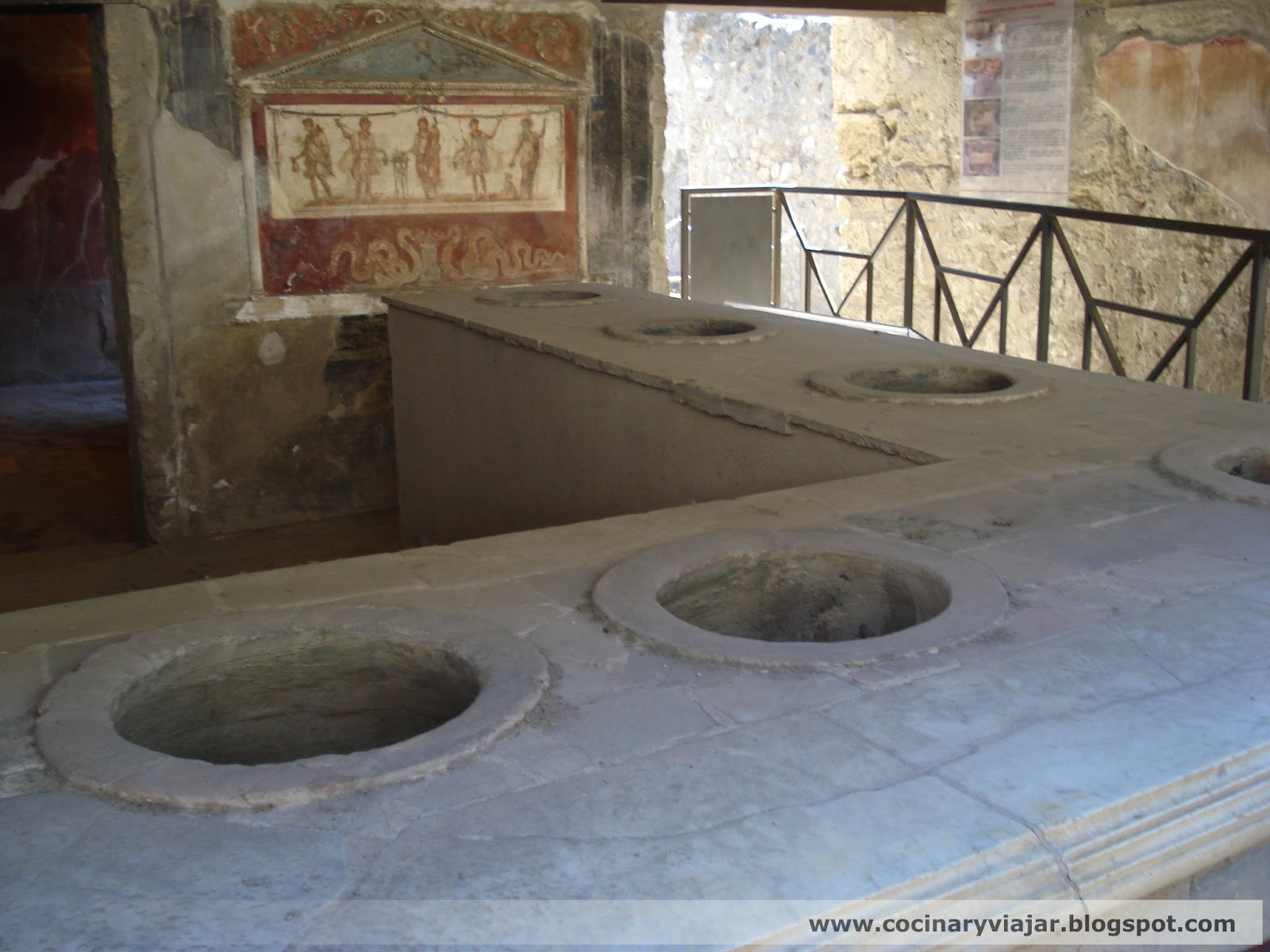 cocinar y viajar, todo es empezar: Roma y Pompeya