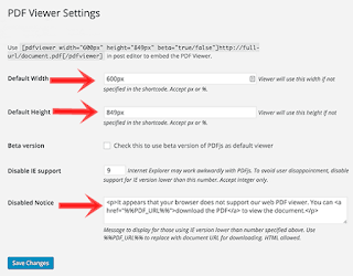 pdf viewer plugin settings