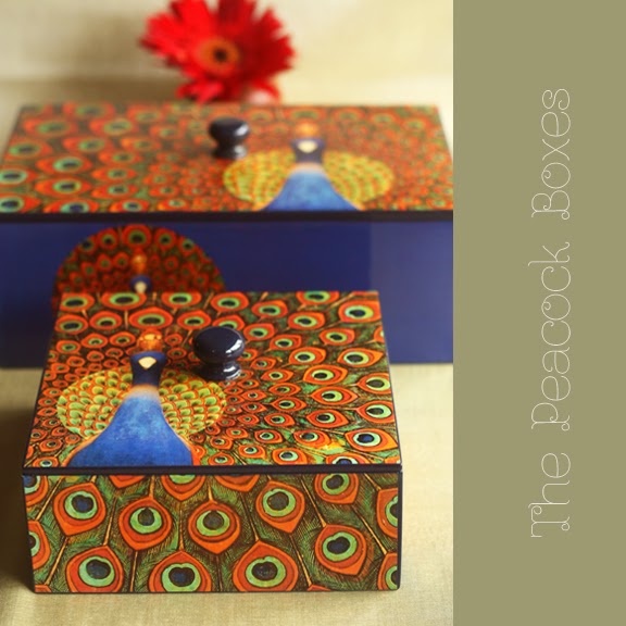 artnlight Peacock Boxes on the Artnlight Online Store