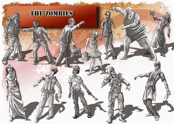 The Lead Will Walk The Earth: 3D Forge Miniatures - Zombie Miniatures ...